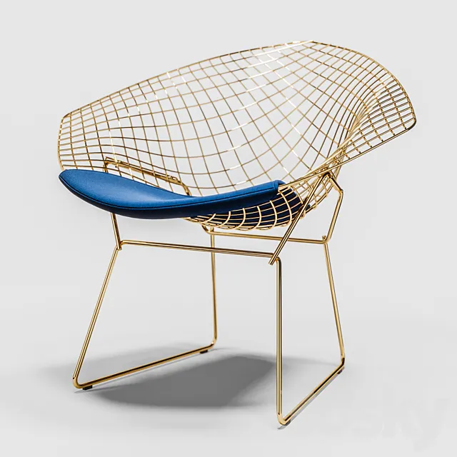 Knoll Bertoia Diamond Chair 3DModel