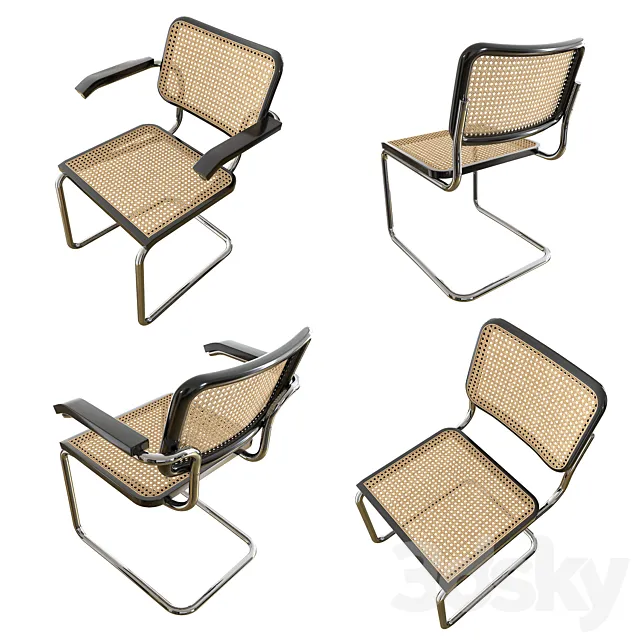 Knoll cesca chair 3D Model Knoll cesca chair 3D Model