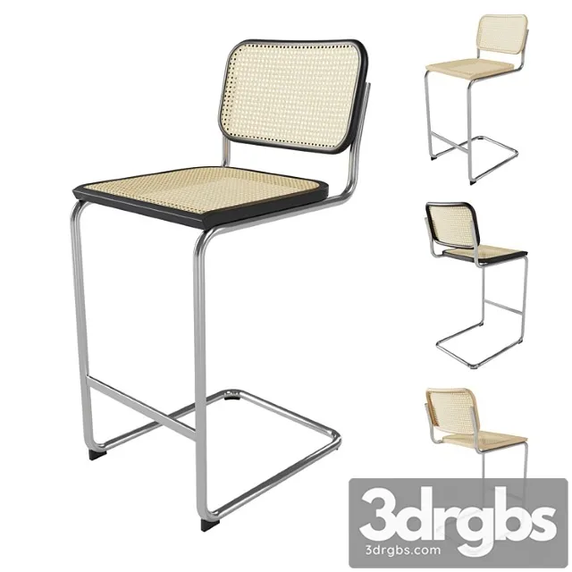 Knoll Cesca Stool Cane 3D Model Download Knoll Cesca Stool Cane 3D Model Download