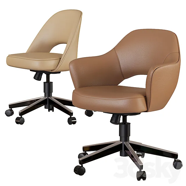 Knoll Saarinen Executive Armchair Conference 3DModel