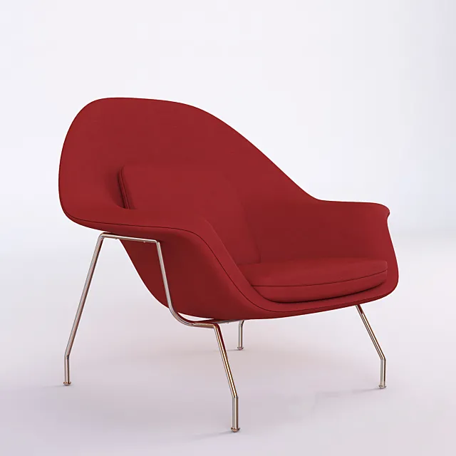 Knoll Womb chair 3D Model