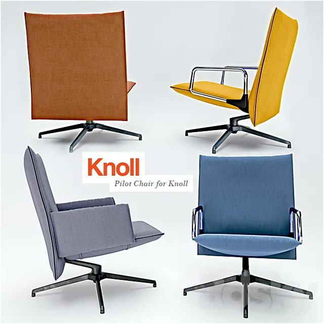 Knoll_Pilot Chair 3D Model