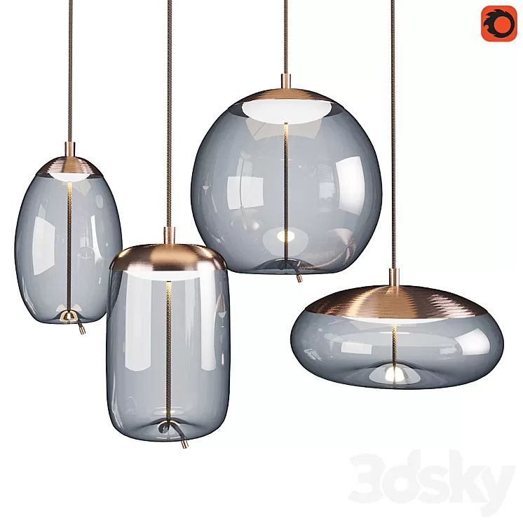 Knot Brokis Pendant Light Kit 3D Model Knot Brokis Pendant Light Kit 3D Model