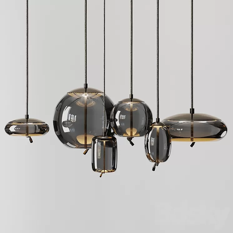 Knot Disco LED Pendant 3D Model Knot Disco LED Pendant 3D Model