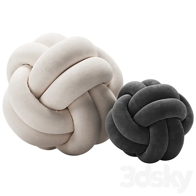 Knot Pillow 2 Layers 3DModel Knot Pillow 2 Layers 3DModel