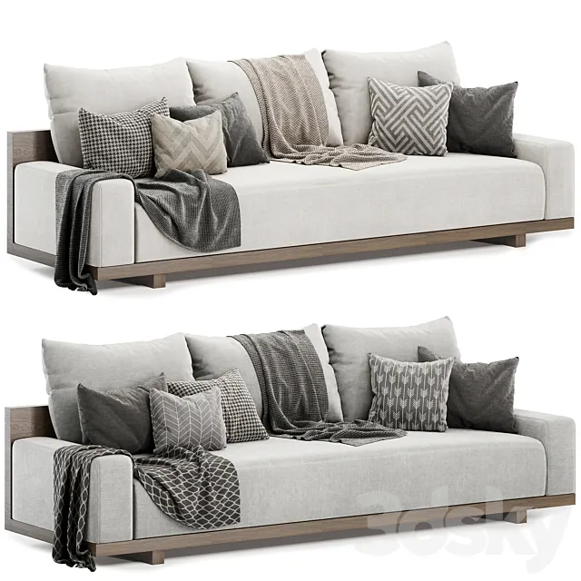 kobe sofa by coco republic 3DModel kobe sofa by coco republic 3DModel