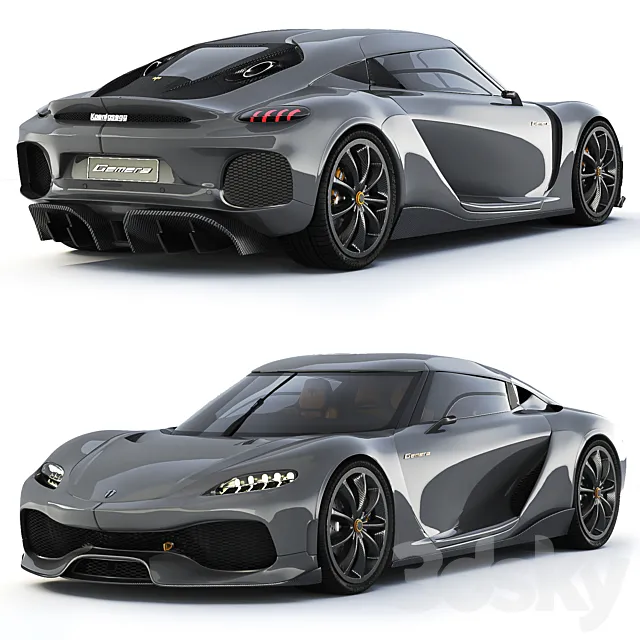 Koenigsegg Gemera 2021 3D Model