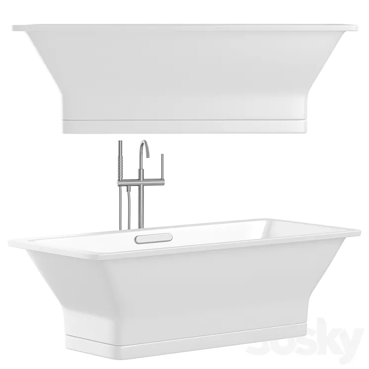 “Kohler 67″” x 31.5″” Freestanding Soaking Tub with Center Drain from the Reve” 3D Model Free Download “Kohler 67″” x 31.5″” Freestanding Soaking Tub with Center Drain from the Reve” 3D Model Free Download