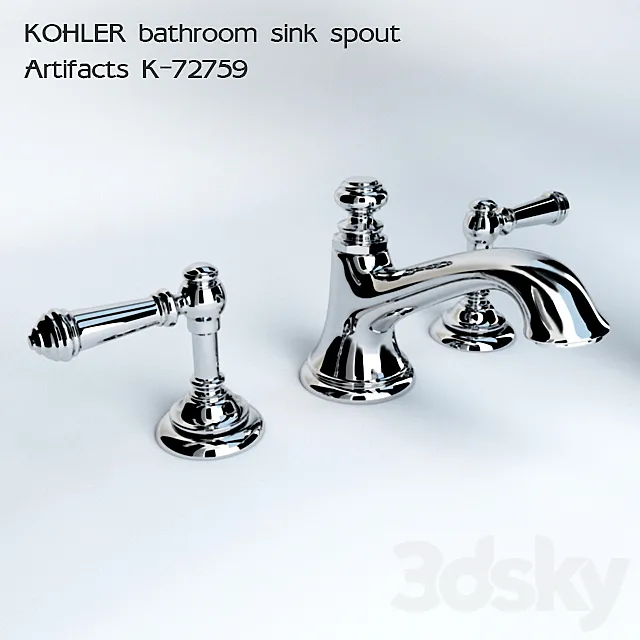 KOHLER bathroom sink spout Artifacts K-72759 3DModel