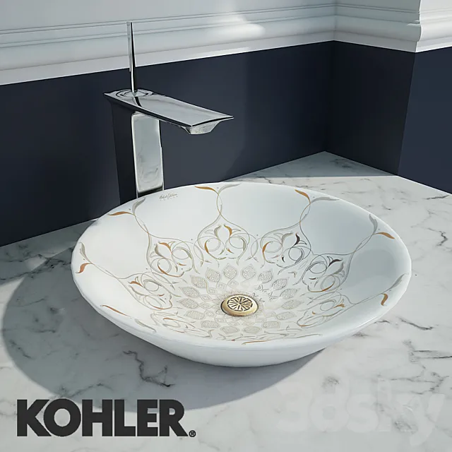 Kohler Caravan + Kohler Stance 3D Model Kohler Caravan + Kohler Stance 3D Model