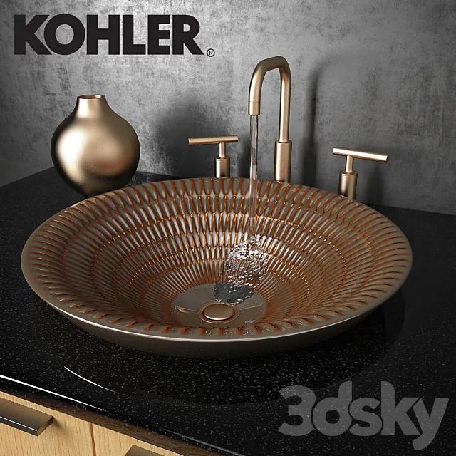 KOHLER Derring + Jute + Purist 3D Model KOHLER Derring + Jute + Purist 3D Model
