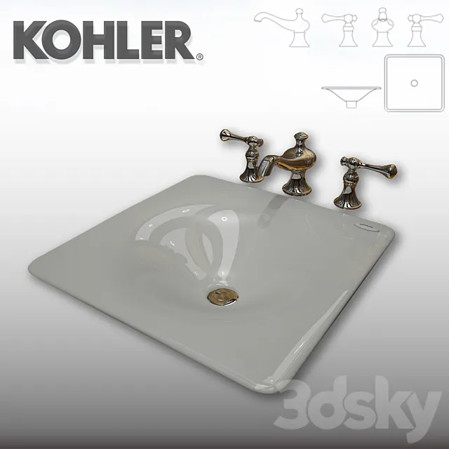 kohler Iron + Revival 3D Model kohler Iron + Revival 3D Model