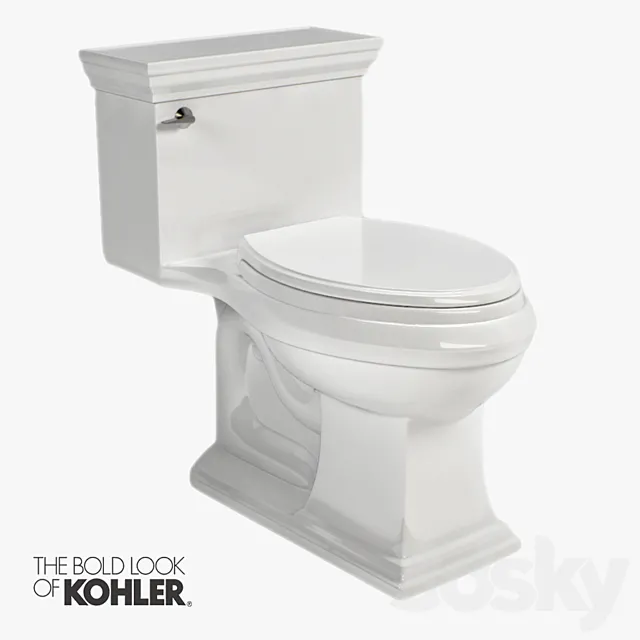 Kohler Memoirs Stately K-3813-0 3D Model Kohler Memoirs Stately K-3813-0 3D Model