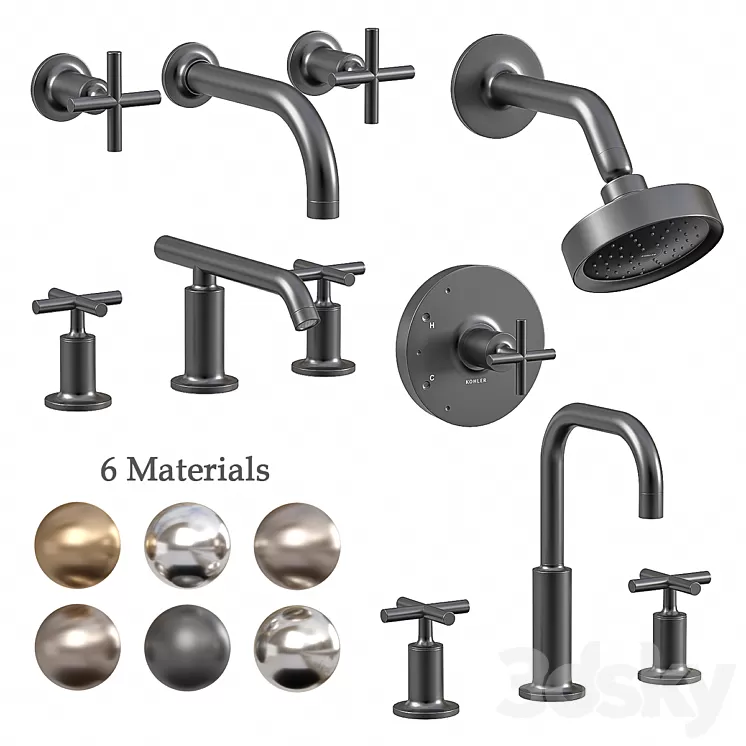 Kohler purist set 3D Model