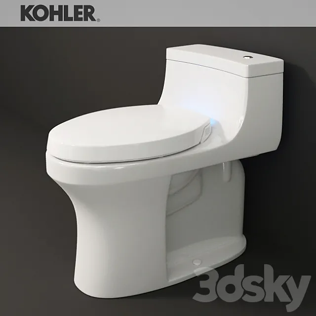 KOHLER “San Souci” toilet 3D Model KOHLER “San Souci” toilet 3D Model