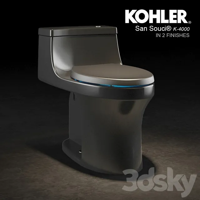 KOHLER- San Souci- Touchless Toilet- 2 finishes 3D Model