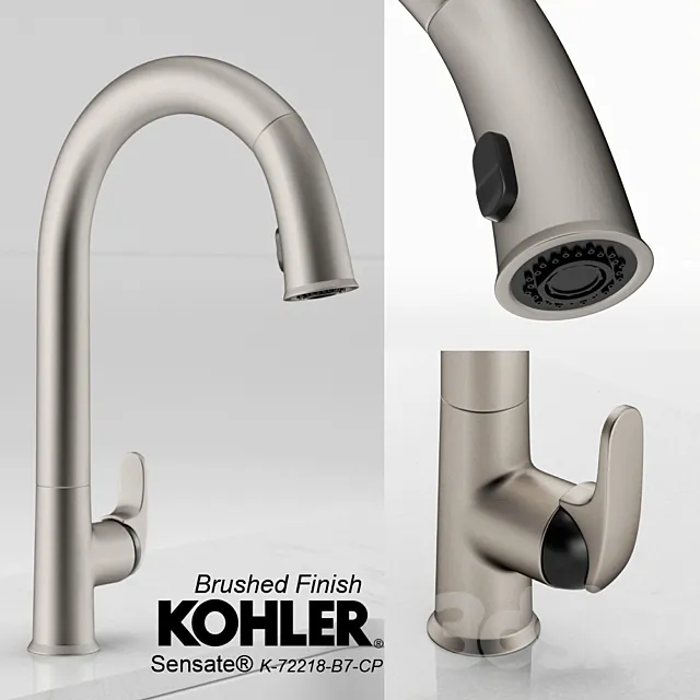 KOHLER Sensate Touch Faucet 3D Model