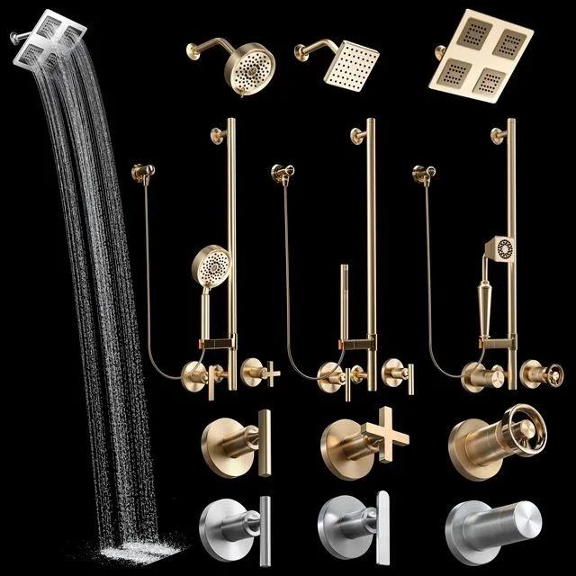 Kohler shower set 3D Model