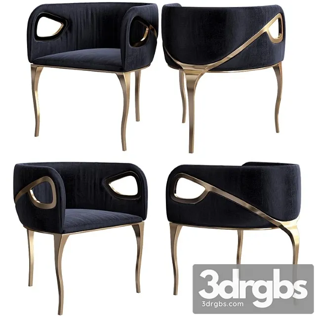 Koket chandra chair 2 3D Model Download Koket chandra chair 2 3D Model Download