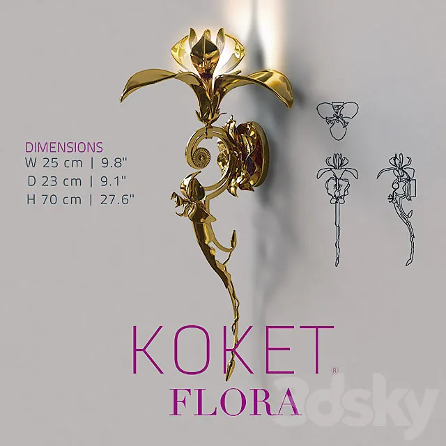 Koket Flora 3DModel Koket Flora 3DModel