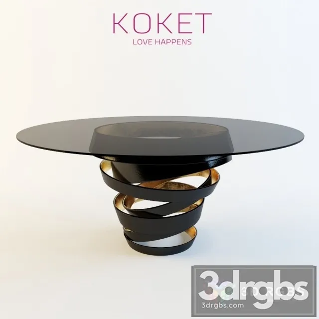 Koket Intuition Table 3D Model Download