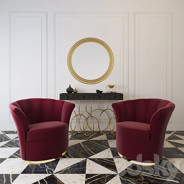 Koket_besame_burlesque 3D Model