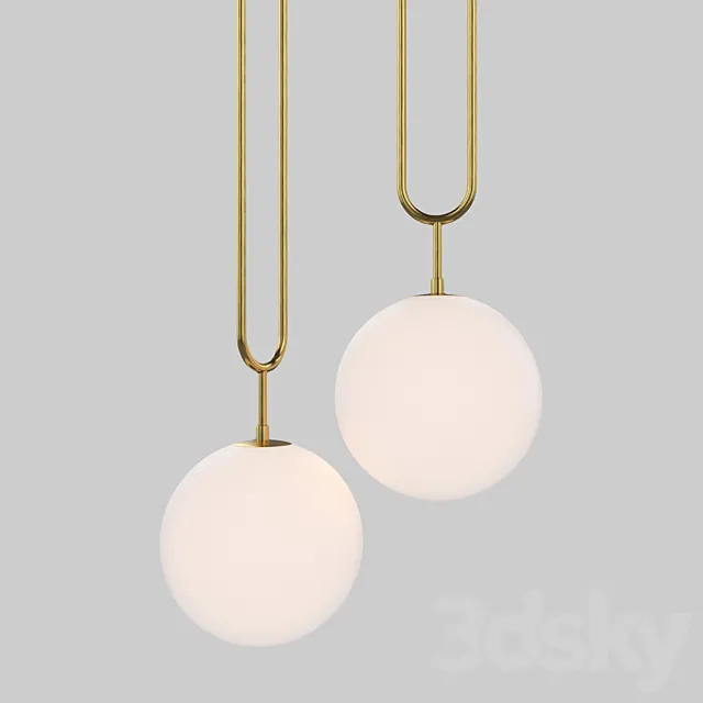 Koko Fixed Pendant Light 3D Model