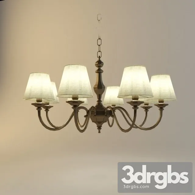 Kolarz Ascot Classic 8 Arm Chandelier Antique Brass 3D Model Download Kolarz Ascot Classic 8 Arm Chandelier Antique Brass 3D Model Download