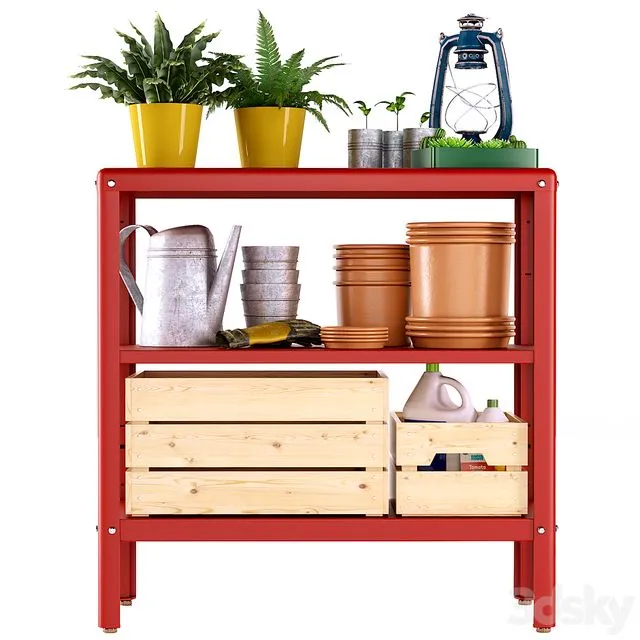 KOLBJORN bookcase IKEA 3D Model