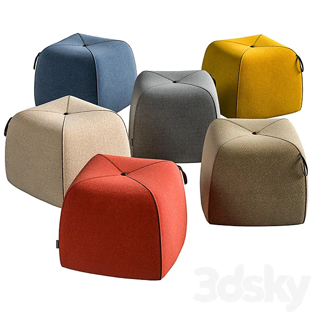 Koleksiyon Suri Pouf 3DModel Koleksiyon Suri Pouf 3DModel