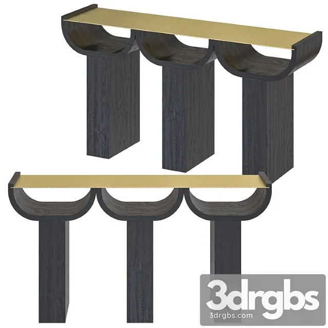 Kolkhoze Triple Console Table 3D Model Download