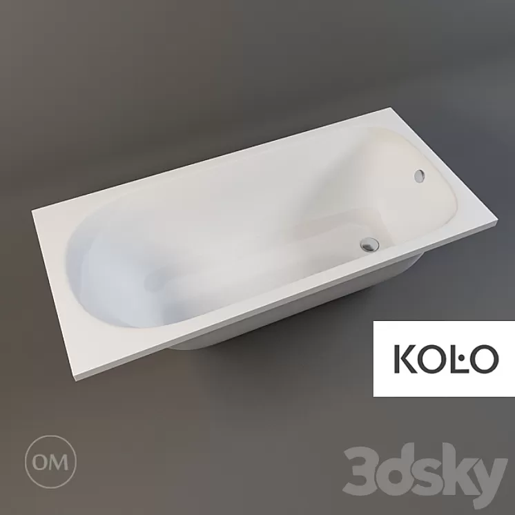 KOLO Bath SPARK 160×75 cm 3D Model