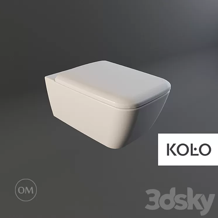 KOLO Wc hanging LIFE 3D Model