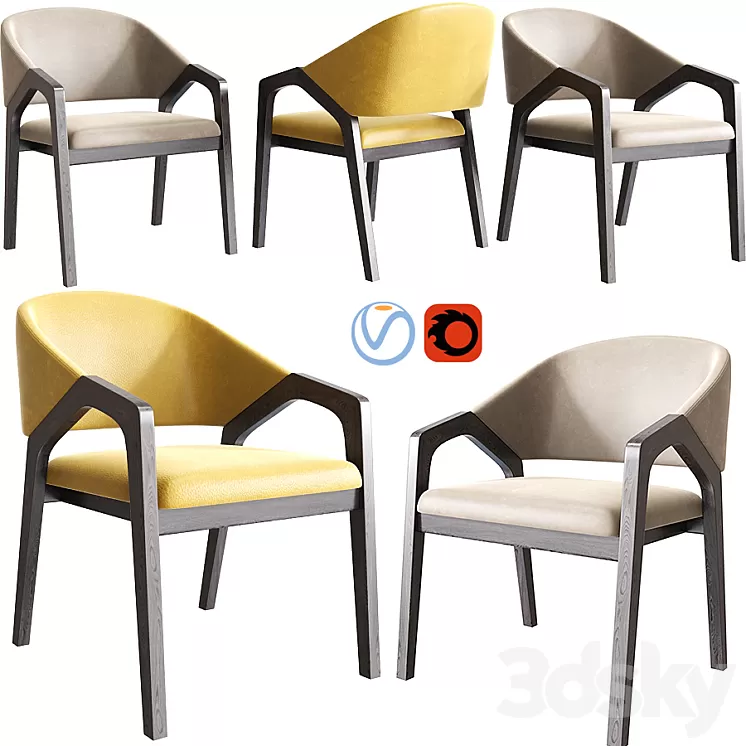 Kolob Accent Chair 3D Model