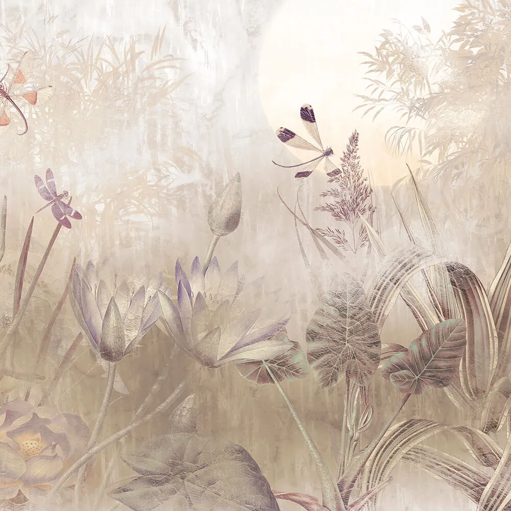 Komar – Wallpaper Dragonfly Pond 3D Model