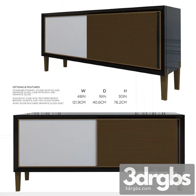 Komod Baker Janus Cabinet 3 3D Model Download