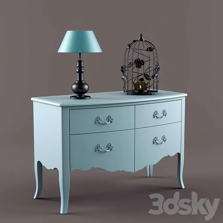 Komod Florentin 3D Model