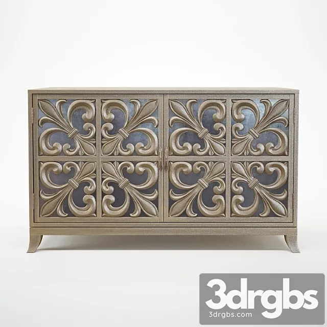 Komod Hooker Furniture 638 85057 3D Model Download