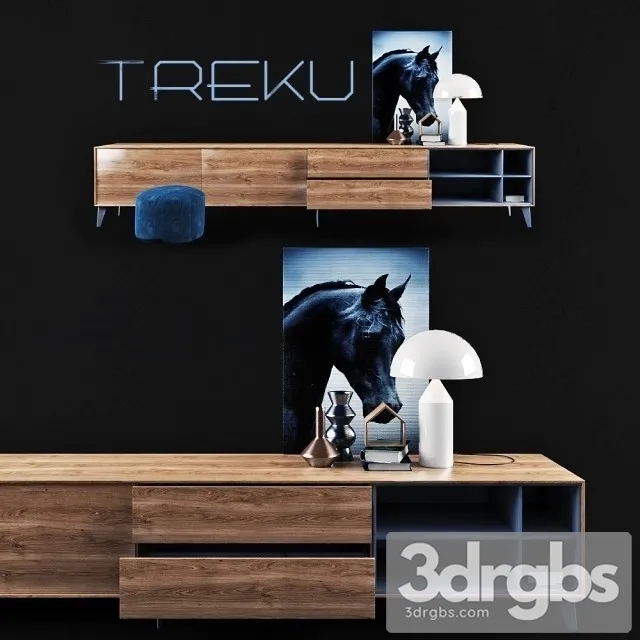 Komod Treku 3D Model Download