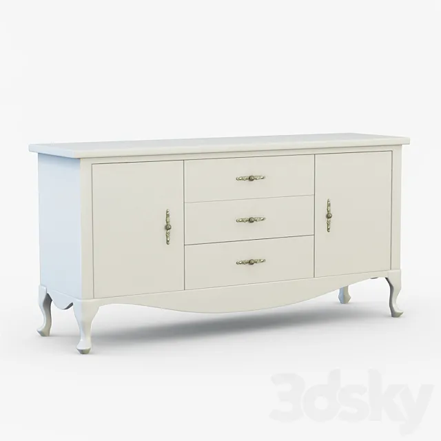 Komoda glamour kod KG 02 3DModel