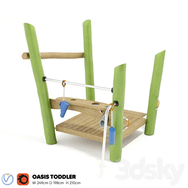 Kompan. Oasis 3D Model Kompan. Oasis 3D Model