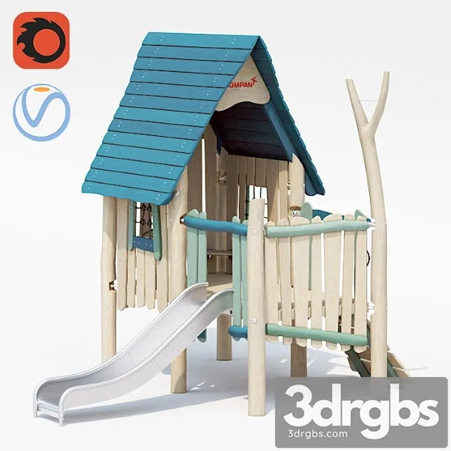 Kompan robinaia nro406 the wizards hideaway 3D Model Download