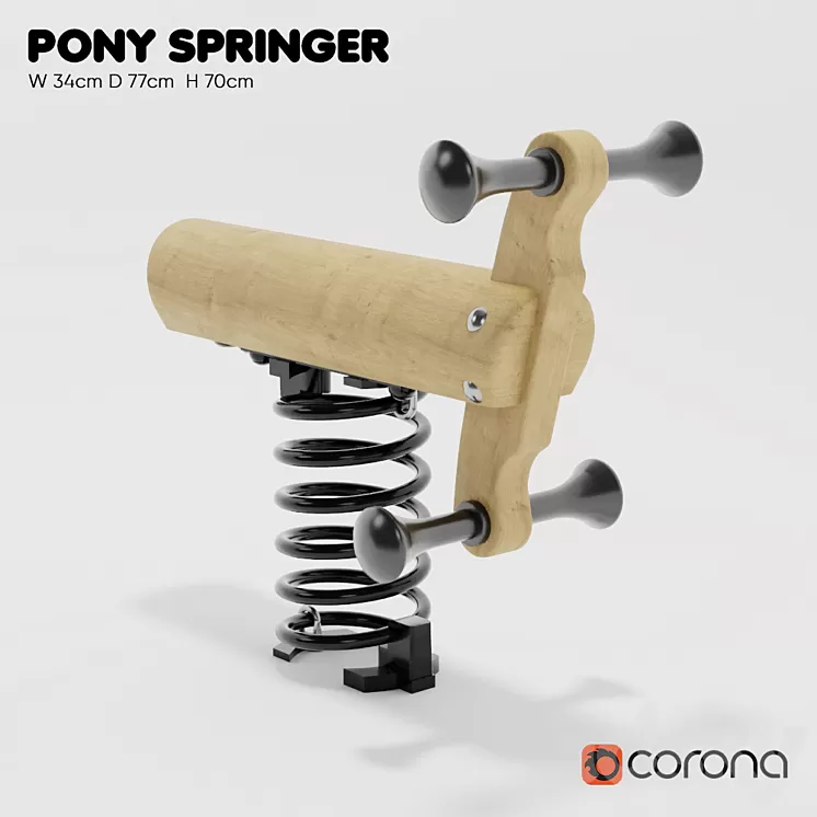 “KOMPAN. Spring swing “”Single spring””” 3D Model “KOMPAN. Spring swing “”Single spring””” 3D Model
