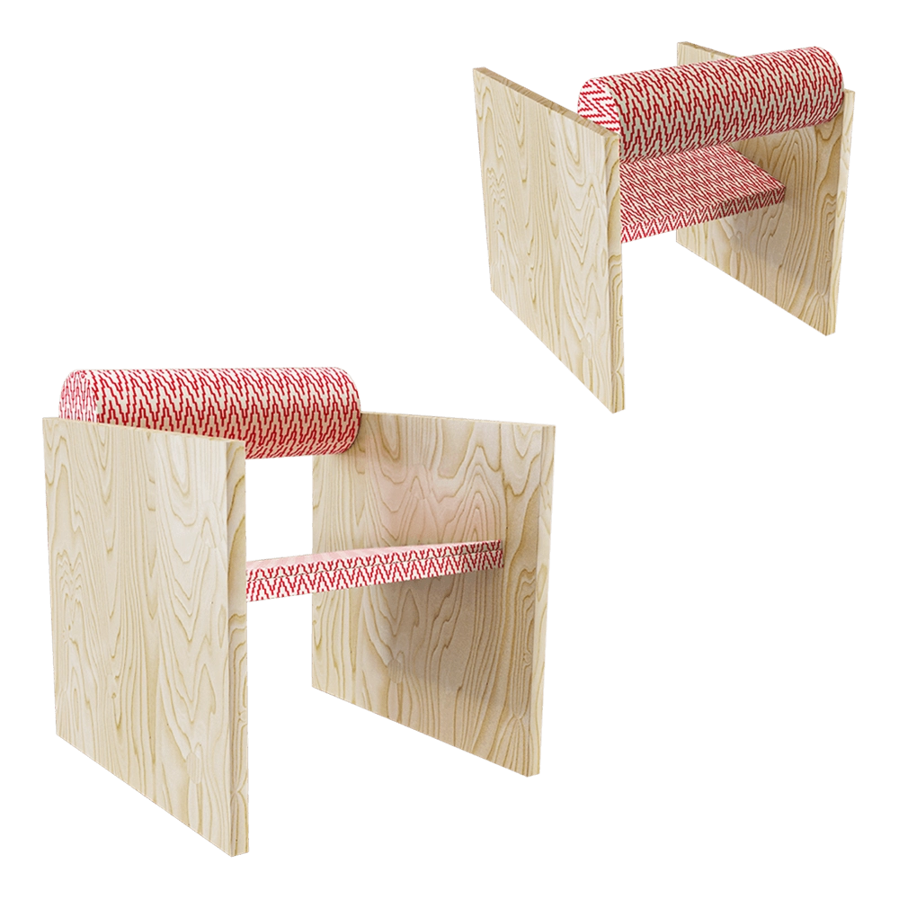 Konos Studio – Armchair CYD 01 3D Model Konos Studio – Armchair CYD 01 3D Model