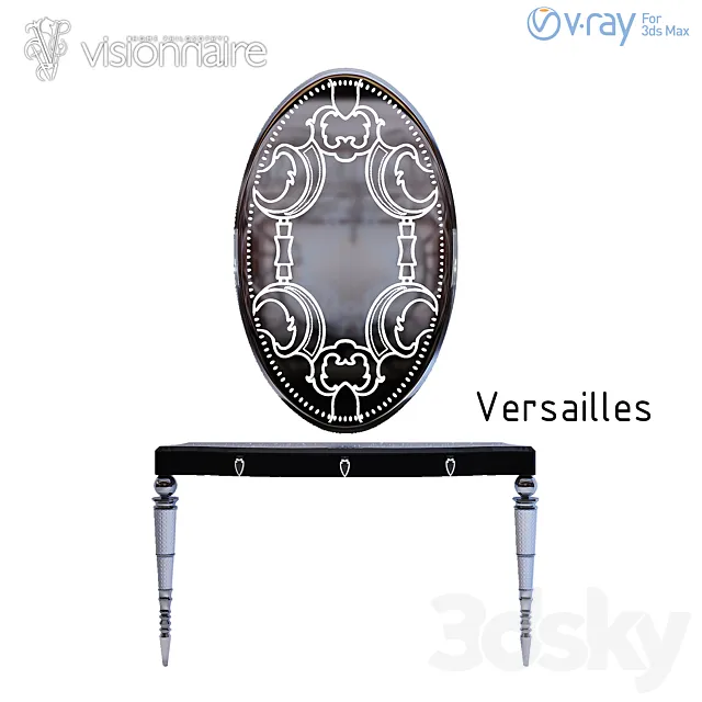 Konsol_Versailles IPE Cavalli (Visionnaire) 3D Model