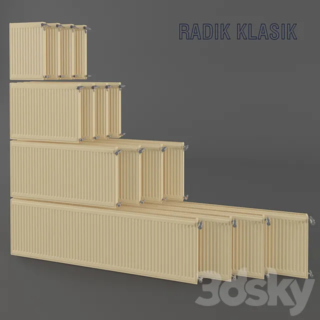 KORADO RADIK KLASIK type 20 height 600mm 3D Model