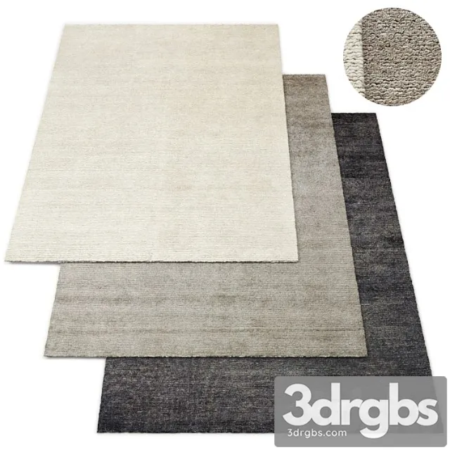 Korda hand-knotted rug rh collection 3D Model Download