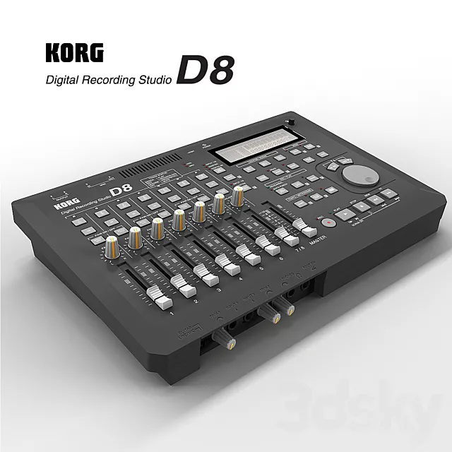 Korg D8 3DModel
