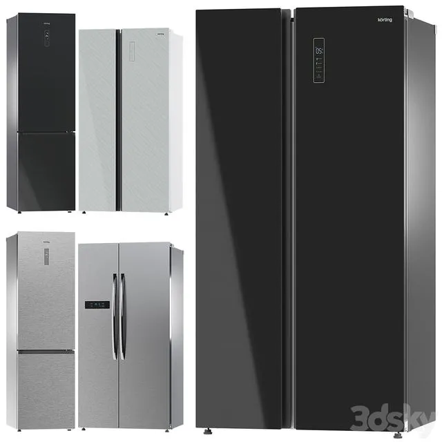 Korting collection of appliances_set 3 3D Model Korting collection of appliances_set 3 3D Model