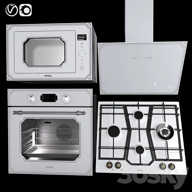 Korting Embedded Kit #2 3D Model Korting Embedded Kit #2 3D Model